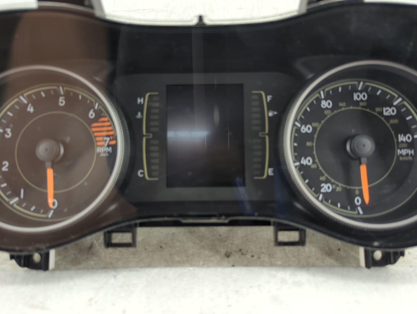 2019 Jeep Cherokee Instrument Cluster Speedometer Gauges P/N:68379607AE Fits OEM Used Auto Parts - Oemusedautoparts1.com