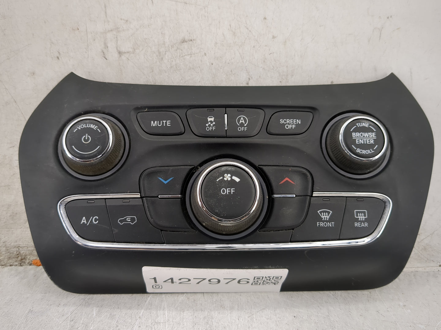 2019-2022 Jeep Cherokee Climate Control Module Temperature AC/Heater Replacement P/N:68285938AB Fits Fits 2019 2020 2021 202