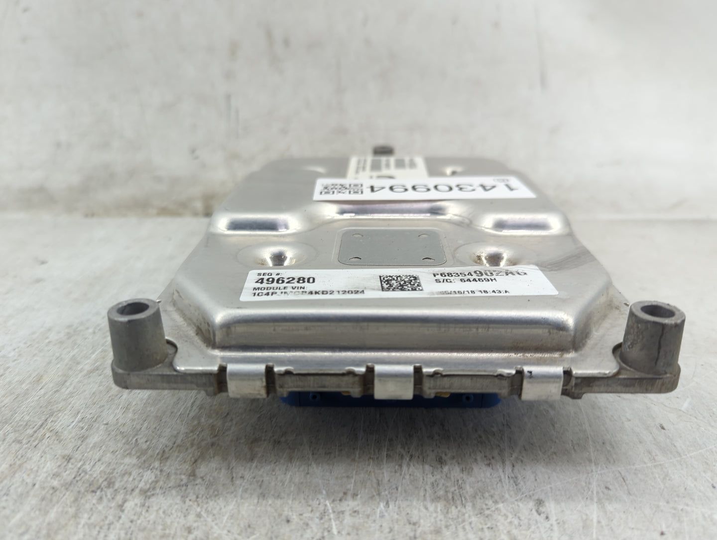 2019-2020 Jeep Cherokee PCM Engine Control Computer ECU ECM PCU OEM P/N:P68397063AA P6835490ZAG, A2C7639760000 Fits Fits 201