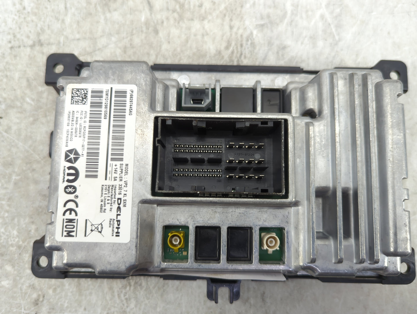 2019 Jeep Cherokee Information Display Screen Black - Oemusedautoparts1.com