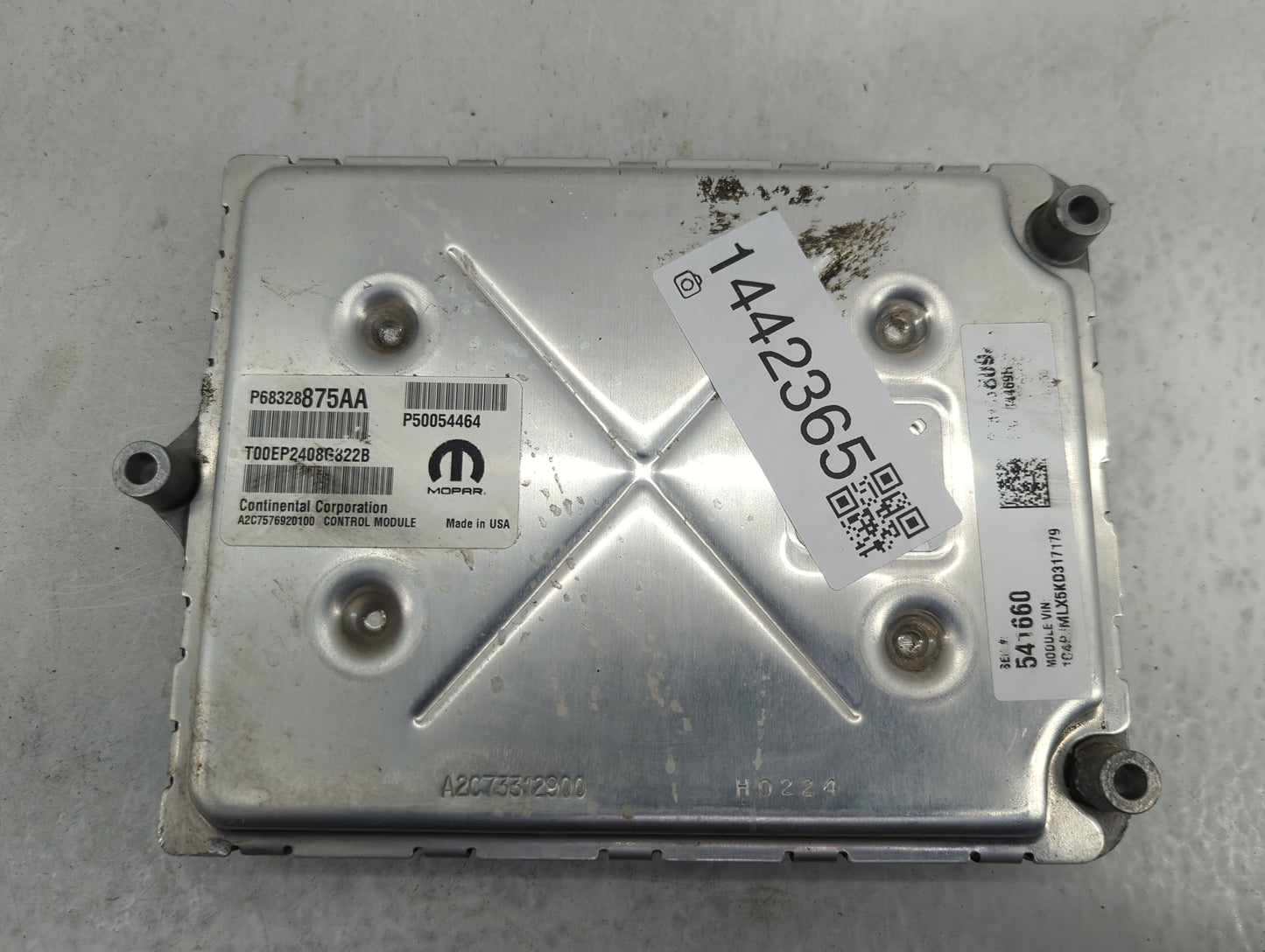 2019 Jeep Cherokee PCM Engine Control Computer ECU ECM PCU OEM P/N:P68328875AA P50054464, A2C7576920100, A2C73312900 Fits OE