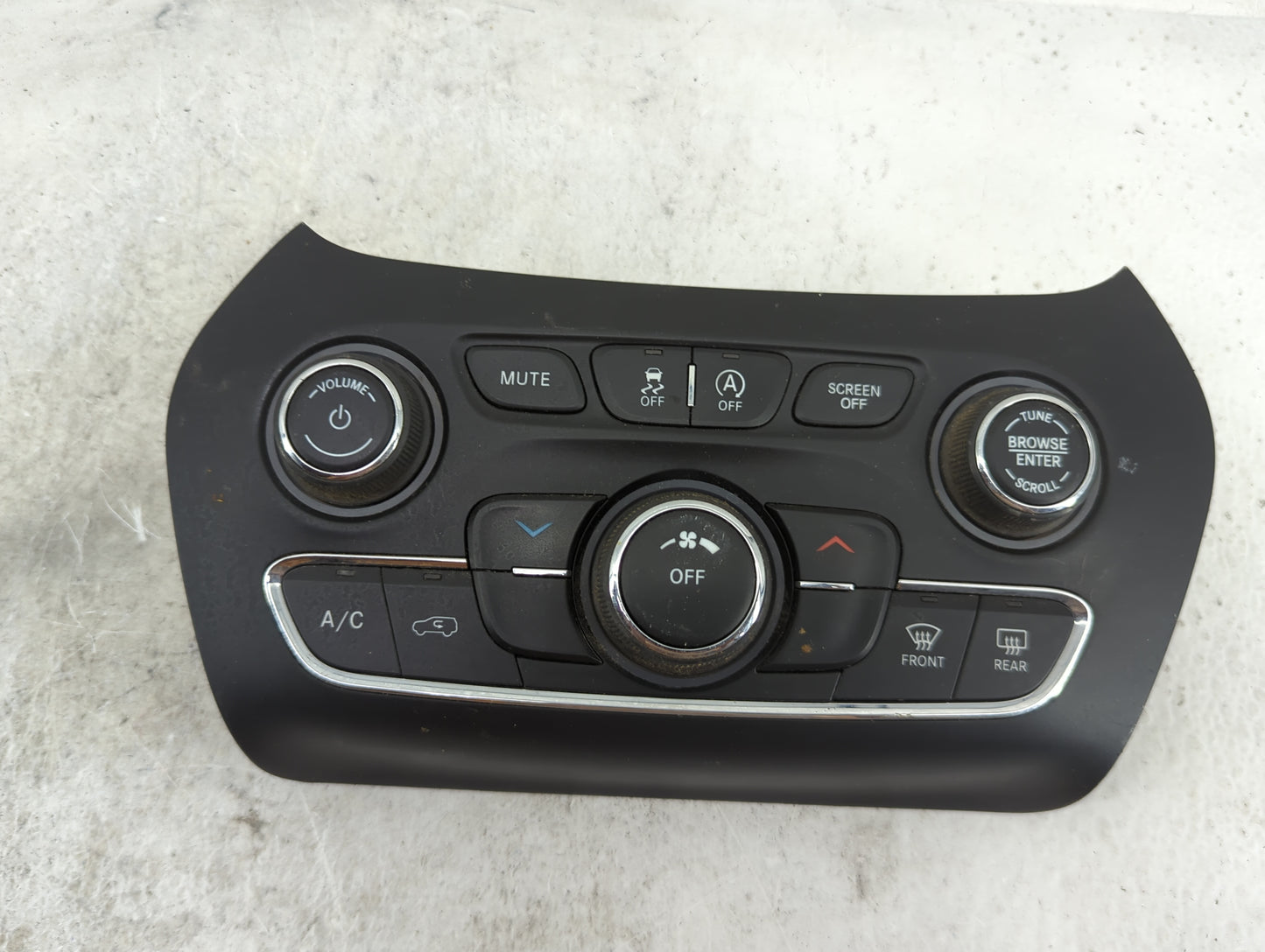 2019-2022 Jeep Cherokee Climate Control Module Temperature AC/Heater Replacement P/N:68285938AC 16731101 Fits OEM Used Auto 