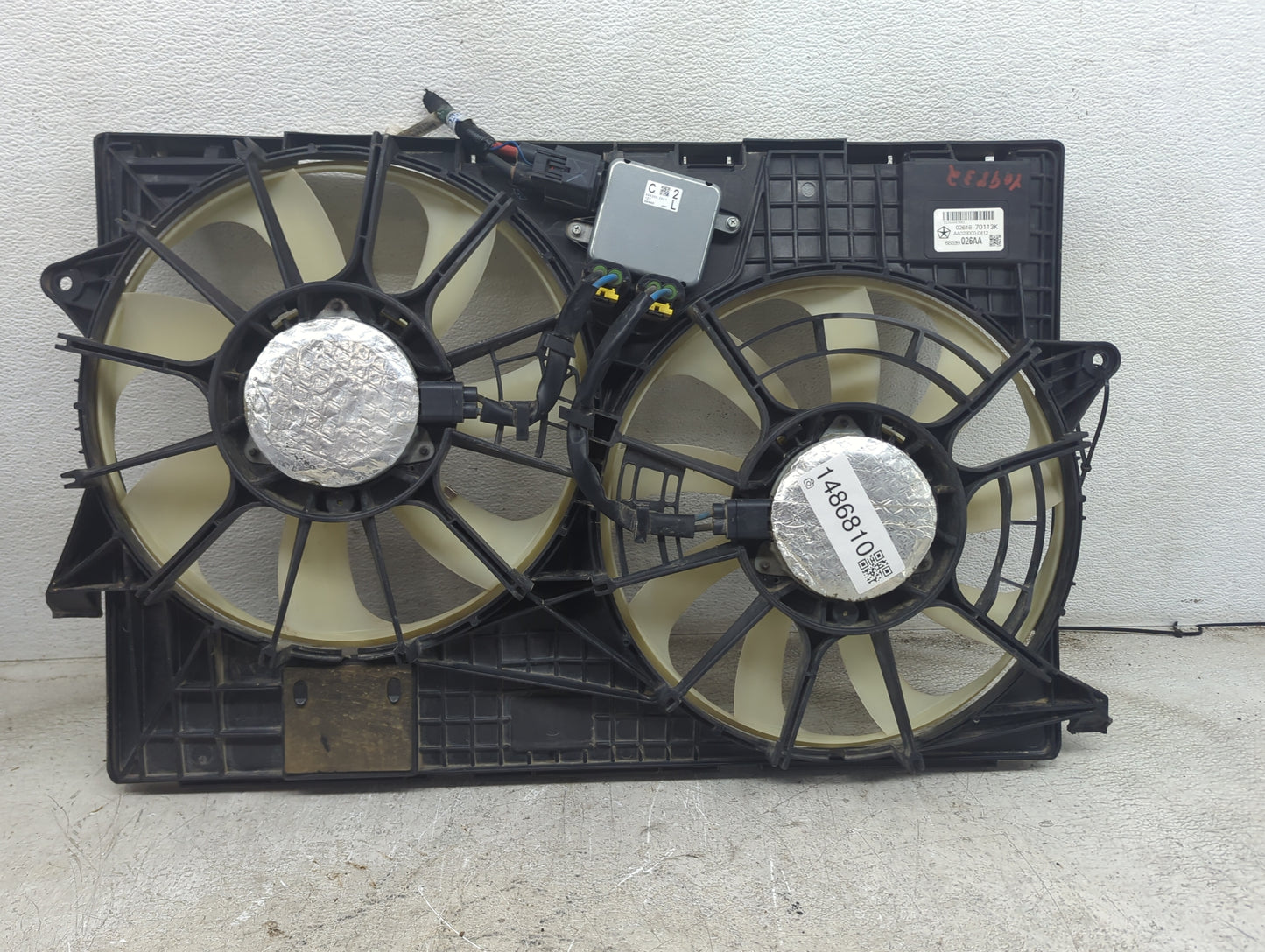 2019 Jeep Cherokee Electric Radiator Cooling Fan Motor Assembly P/N:68399026AA 0261870113K, AA023000-0412, AA422750-8137 Fit