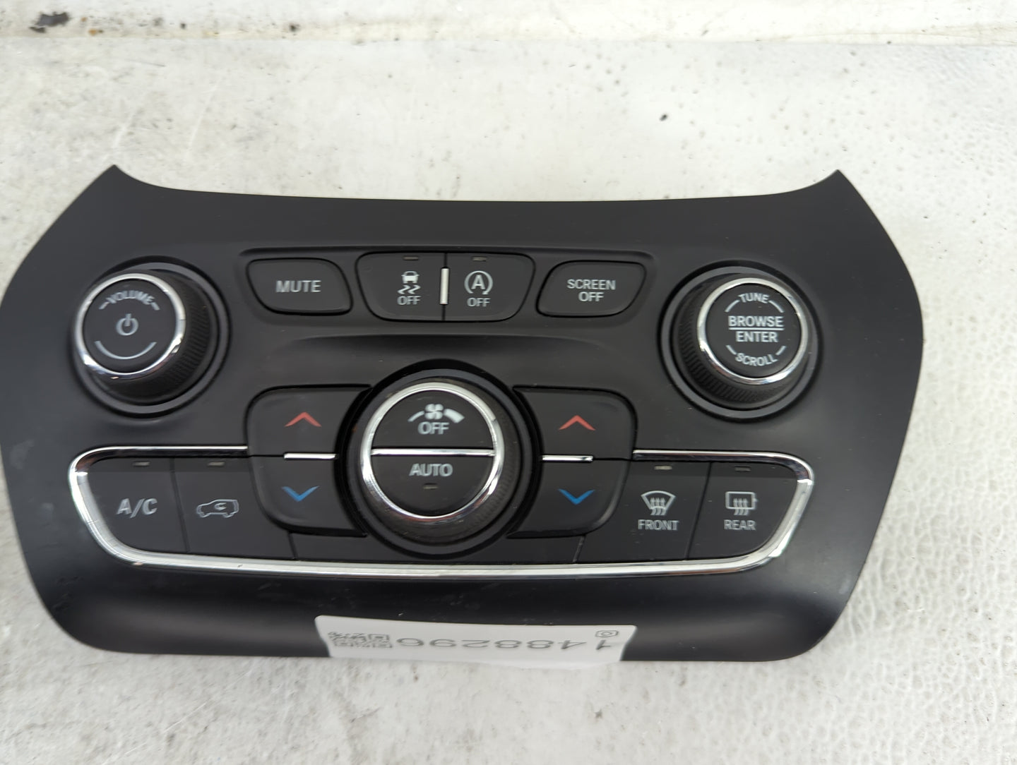 2019-2022 Jeep Cherokee Climate Control Module Temperature AC/Heater Replacement P/N:68285942AD Fits Fits 2019 2020 2021 202