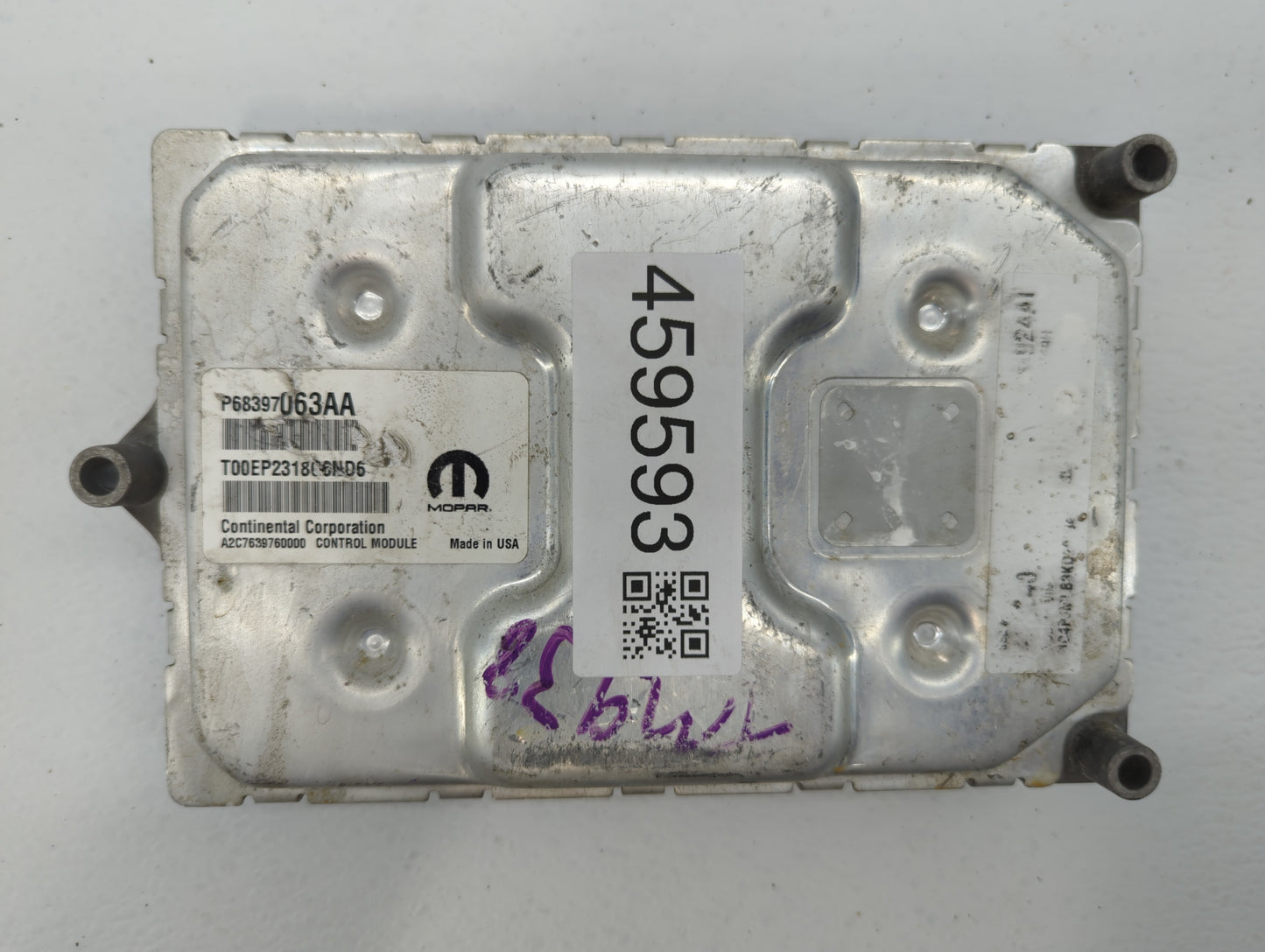 2019-2020 Jeep Cherokee PCM Engine Control Computer ECU ECM PCU OEM P/N:68354900AG 68447031AF, 68354922AI Fits Fits 2019 202