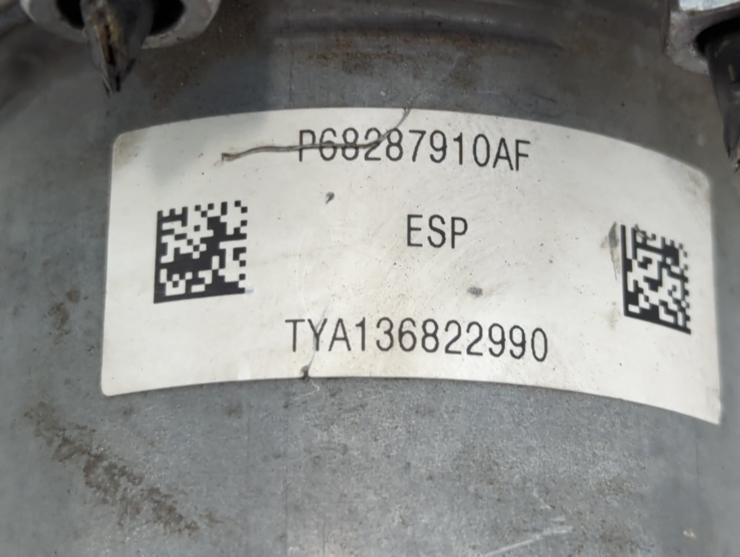 2019 Jeep Cherokee ABS Pump Control Module Replacement P/N:68287910AG 68287910AF, 68287912AF Fits OEM Used Auto Parts - Oemu