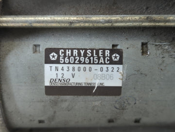 2015-2022 Jeep Cherokee Car Starter Motor Solenoid OEM P/N:56029615AC Fits Fits 2015 2016 2017 2018 2019 2020 2021 2022 OEM Used Auto Parts