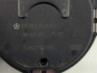 2014-2022 Jeep Cherokee Throttle Body P/N:0 280 750 770 05184349AE Fits OEM Used Auto Parts - Oemusedautoparts1.com