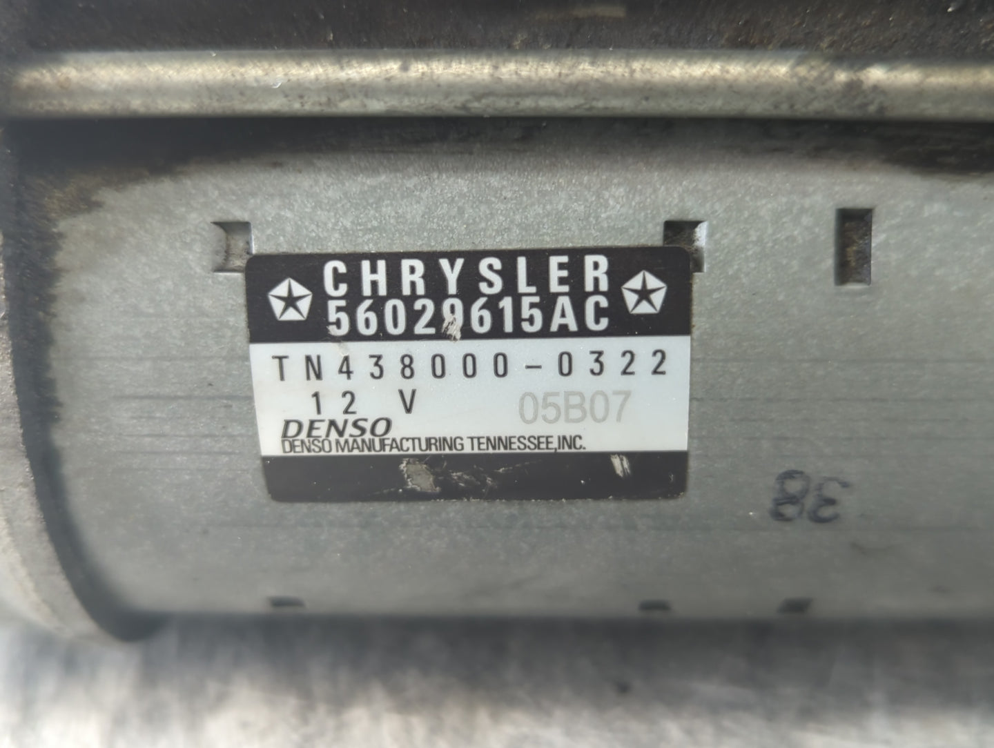 2015-2022 Jeep Cherokee Car Starter Motor Solenoid OEM P/N:438000-0322 56029615AC Fits OEM Used Auto Parts - Oemusedautopart