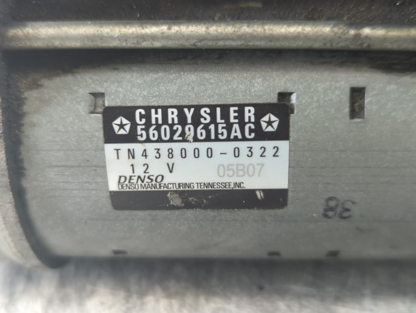 2015-2022 Jeep Cherokee Car Starter Motor Solenoid OEM P/N:438000-0322 56029615AC Fits OEM Used Auto Parts - Oemusedautopart