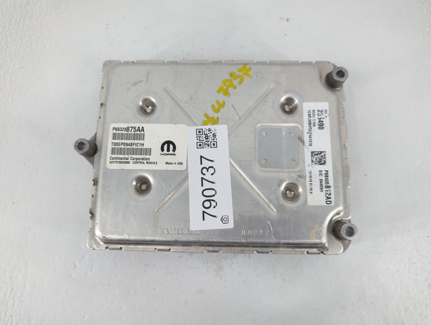 2019 Jeep Cherokee PCM Engine Control Computer ECU ECM PCU OEM P/N:P68405812AD P68328875AA Fits OEM Used Auto Parts - Oemuse