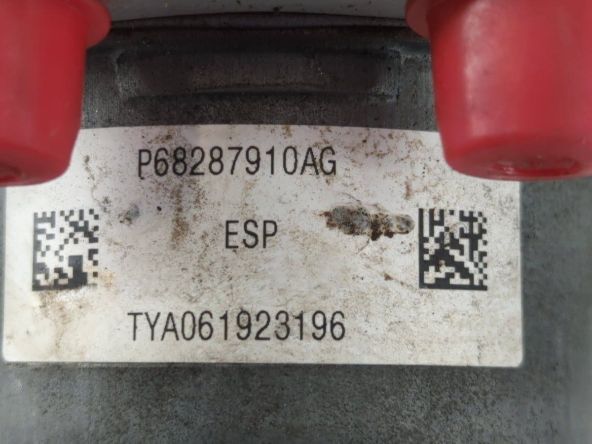 2019 Jeep Cherokee Anti-Lock Brake ABS Pump Module Actuator OEM P/N:P68287910AG Fits OEM Used Auto Parts - Oemusedautoparts1