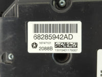 2019-2022 Jeep Cherokee Climate Control Module Temperature AC/Heater Replacement P/N:68285942AD Fits Fits 2019 2020 2021 202