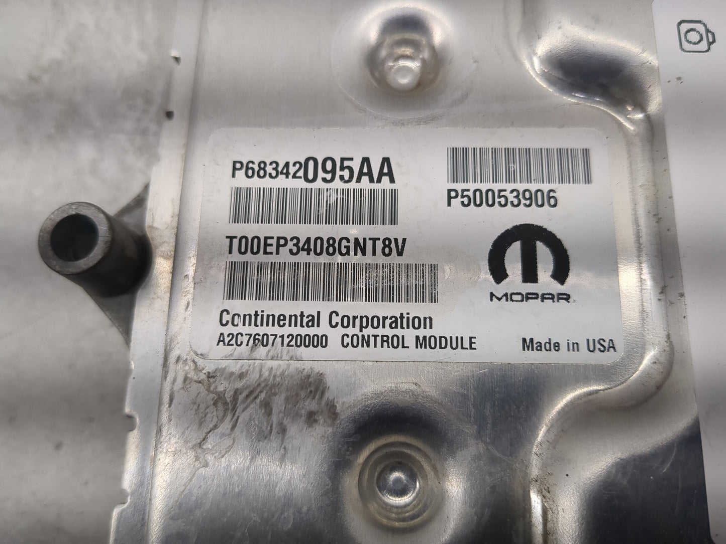 2019 Jeep Compas PCM Engine Control Computer ECU ECM PCU OEM P/N:P68412596AD P68342095AA, P50053906, A2C7607120000 Fits OEM 