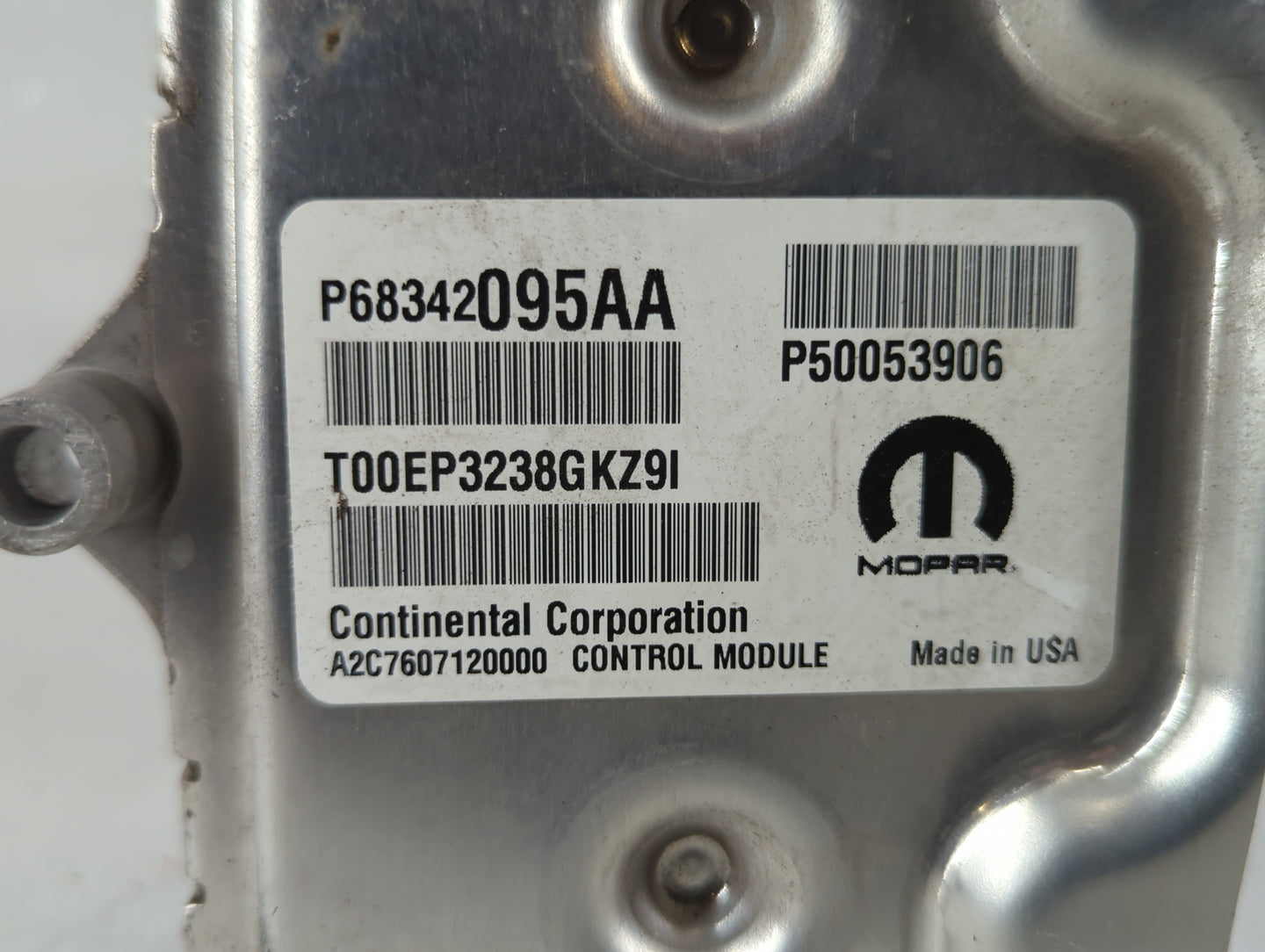2019 Jeep Compass PCM Engine Control Computer ECU ECM PCU OEM P/N:P68342095AA Fits OEM Used Auto Parts - Oemusedautoparts1.c