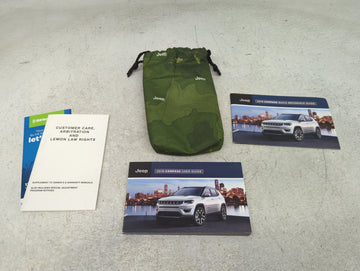 2019 Jeep Compass Owners Manual Book Guide P/N:19MP-926-AA OEM Used Auto Parts