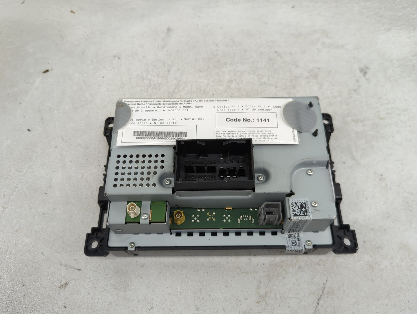 2019 Jeep Compass Information Display Screen Black - Oemusedautoparts1.com