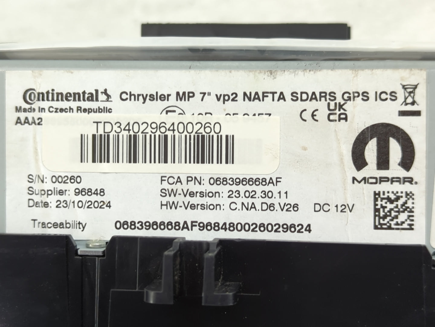 2019 Jeep Compass Information Display Screen Black - Oemusedautoparts1.com