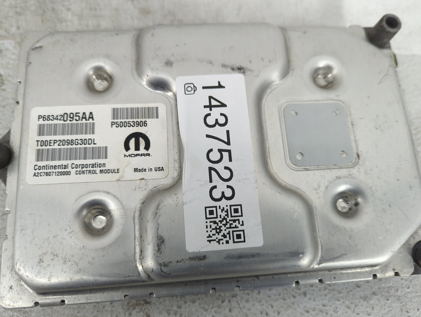 2019 Jeep Compass PCM Engine Control Computer ECU ECM PCU OEM P/N:P68444778AB 4604680, P68342095AA, P50053906, T00EP2098G30D