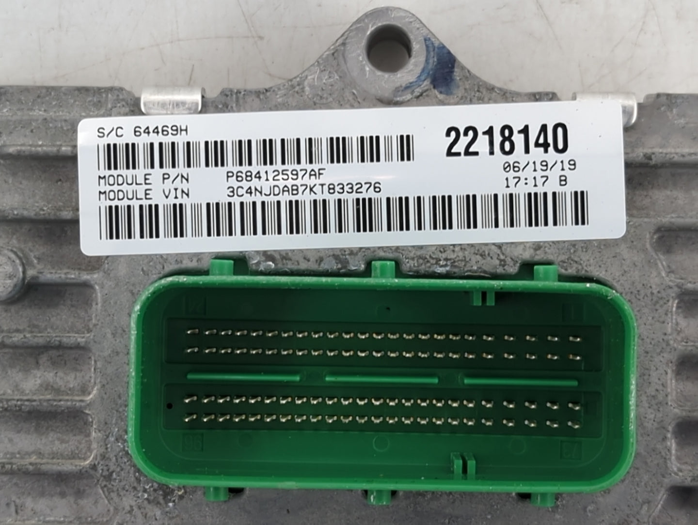 2019 Jeep Compass PCM Engine Control Computer ECU ECM PCU OEM P/N:P68412597AF P68342095AA, P50053906, A2C7607120000 Fits OEM