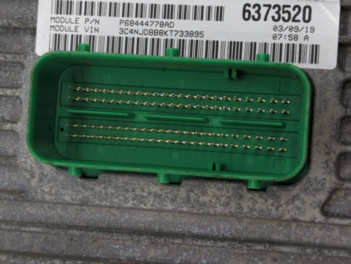 2019 Jeep Compass PCM Engine Control Computer ECU ECM PCU OEM P/N:P68457671AC P68377456AB, P68258501AD, P68342095AA Fits OEM