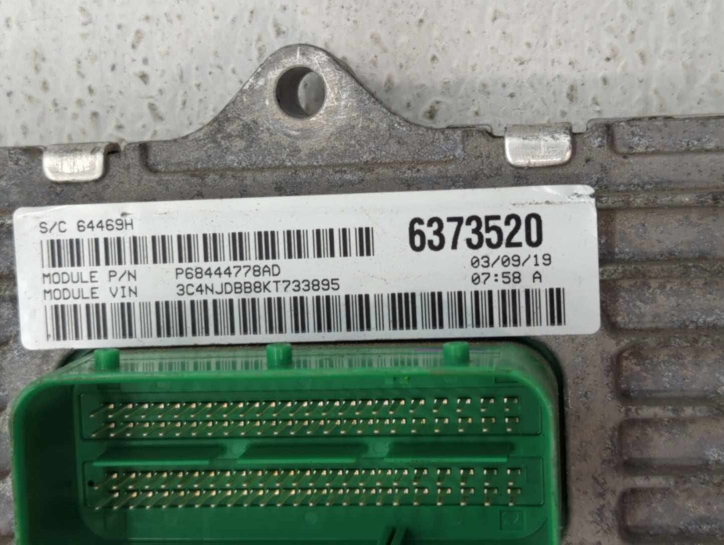 2019 Jeep Compass PCM Engine Control Computer ECU ECM PCU OEM P/N:P68457671AC P68377456AB, P68258501AD, P68342095AA Fits OEM