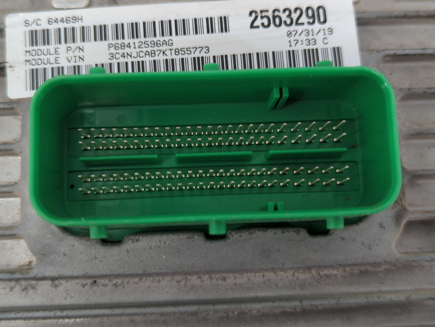 2019 Jeep Compass PCM Engine Control Computer ECU ECM PCU OEM P/N:P68457671AC P68377456AB, P68258501AD, P68342095AA Fits OEM
