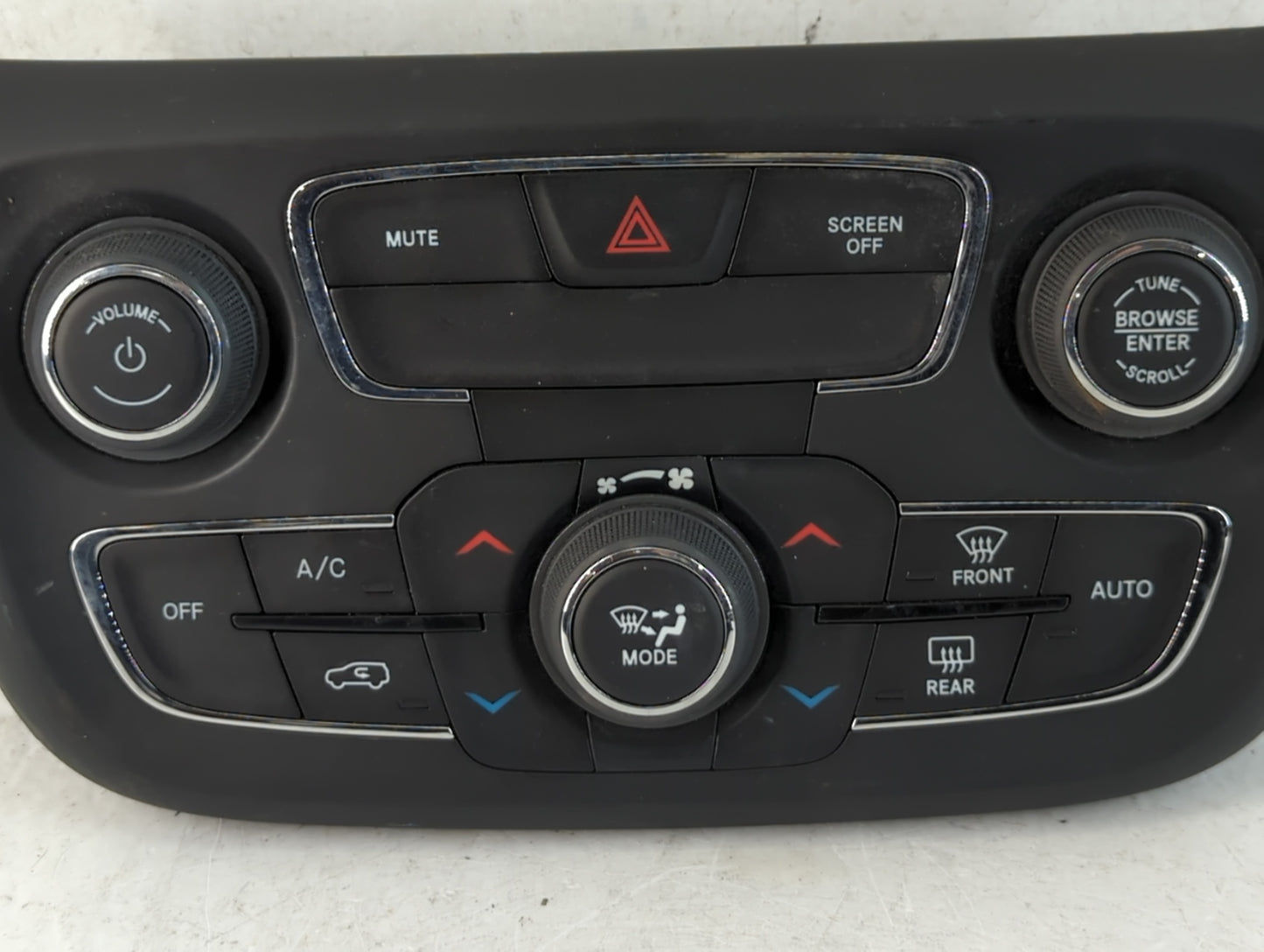 2019 Jeep Compass Climate Control Module Temperature AC/Heater Replacement P/N:24477B MX237050-2931 Fits OEM Used Auto Parts