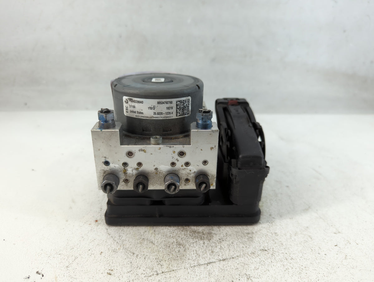 2019 Jeep Compass Anti-Lock Brake ABS Pump Module Actuator OEM P/N:P68402396AD Fits OEM Used Auto Parts - Oemusedautoparts1.