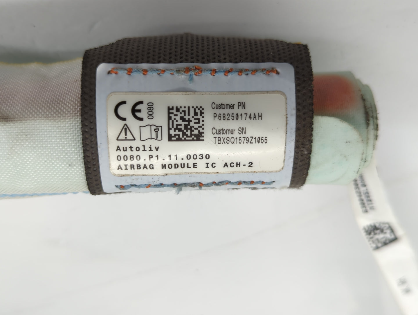 2016-2022 Jeep Grand Cherokee Passenger Curtain Air Bag Oem - Oemusedautoparts1.com