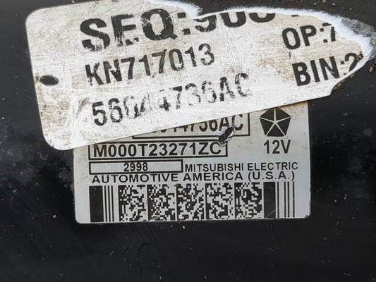 2016-2021 Jeep Grand Cherokee Car Starter Motor Solenoid OEM P/N:56044736AC M000T23271ZC Fits OEM Used Auto Parts