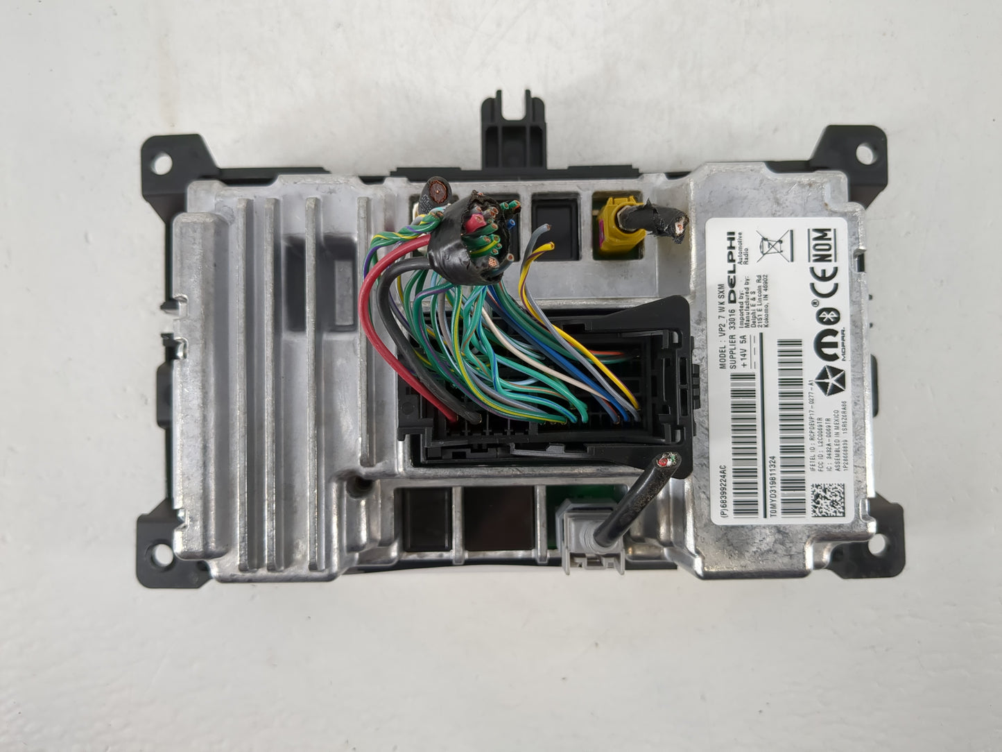 2019 Jeep Grand Cherokee Radio AM FM Cd Player Receiver Replacement P/N:68399224AC Fits OEM Used Auto Parts - Oemusedautopar