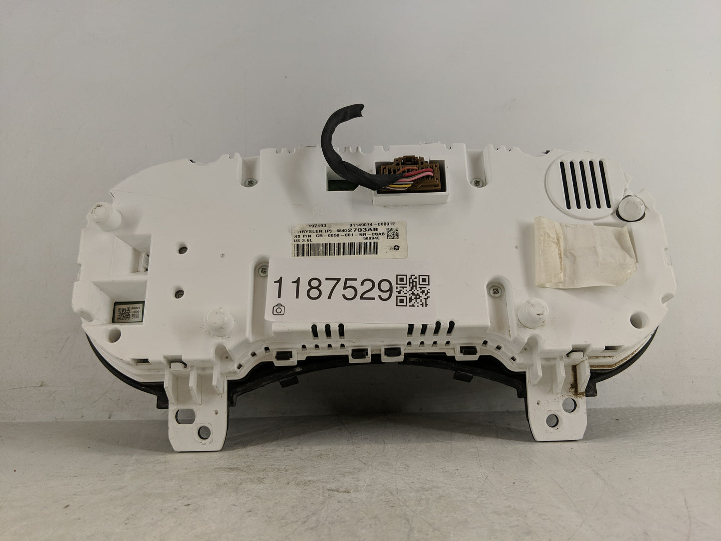 2019 Jeep Grand Cherokee Instrument Cluster Speedometer Gauges P/N:68402703AB Fits OEM Used Auto Parts - Oemusedautoparts1.c