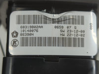 2016-2022 Jeep Grand Cherokee Master Power Window Switch Replacement Driver Side Left P/N:68319802AA Fits OEM Used Auto Part