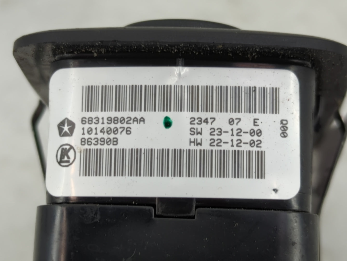 2016-2022 Jeep Grand Cherokee Master Power Window Switch Replacement Driver Side Left P/N:10140076 68319802AA Fits OEM Used 