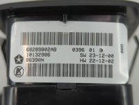 2016-2022 Jeep Grand Cherokee Master Power Window Switch Replacement Driver Side Left P/N:68289802AB 10140076 Fits OEM Used 