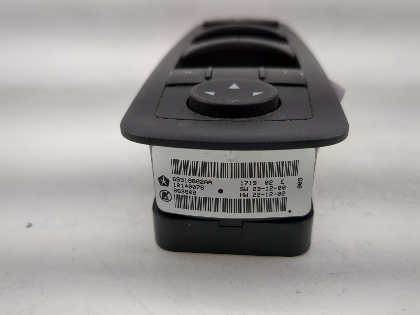 2016-2022 Jeep Grand Cherokee Master Power Window Switch Replacement Driver Side Left P/N:68319802AA Fits OEM Used Auto Part