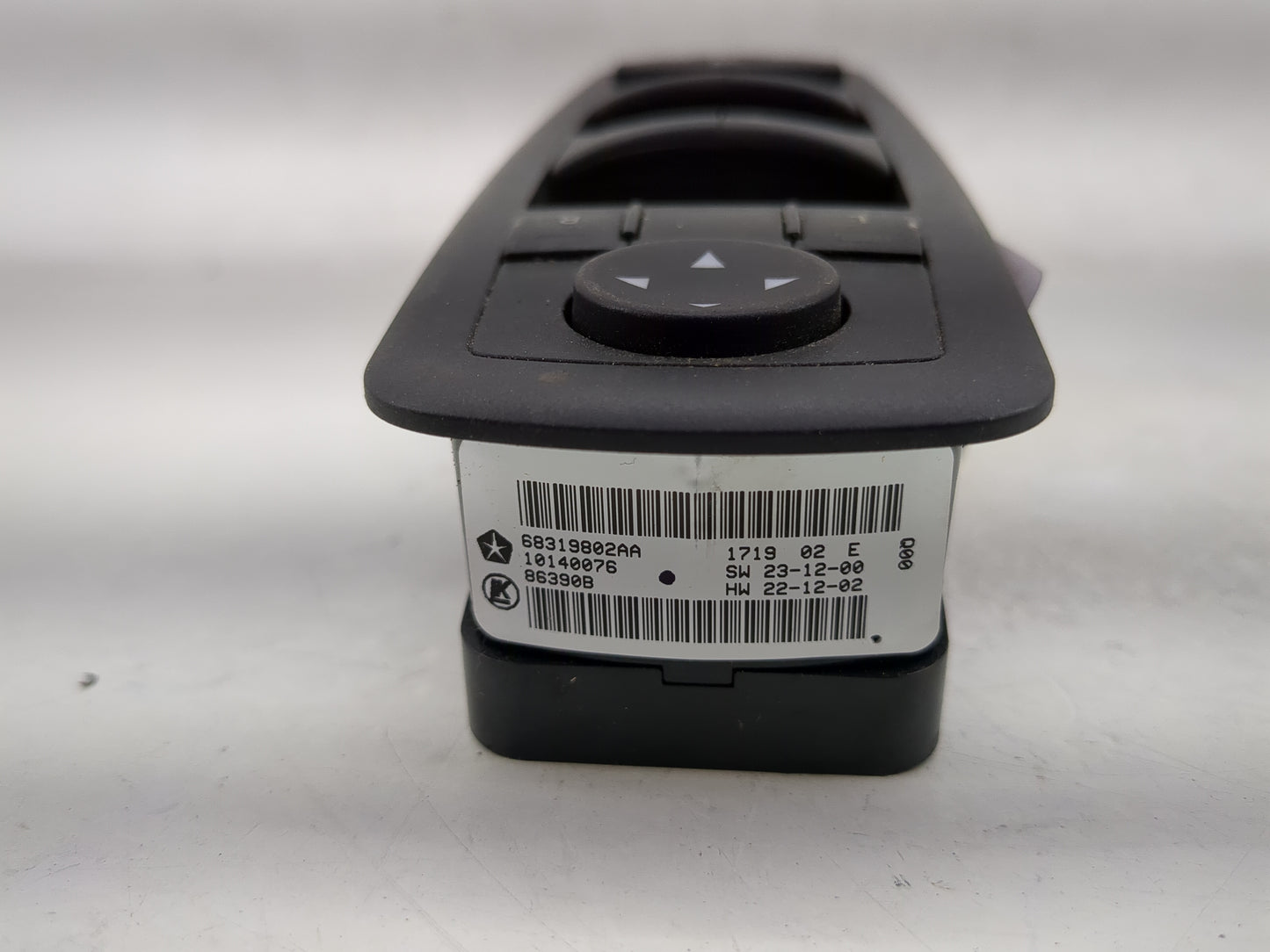 2016-2022 Jeep Grand Cherokee Master Power Window Switch Replacement Driver Side Left P/N:68319802AA Fits OEM Used Auto Part