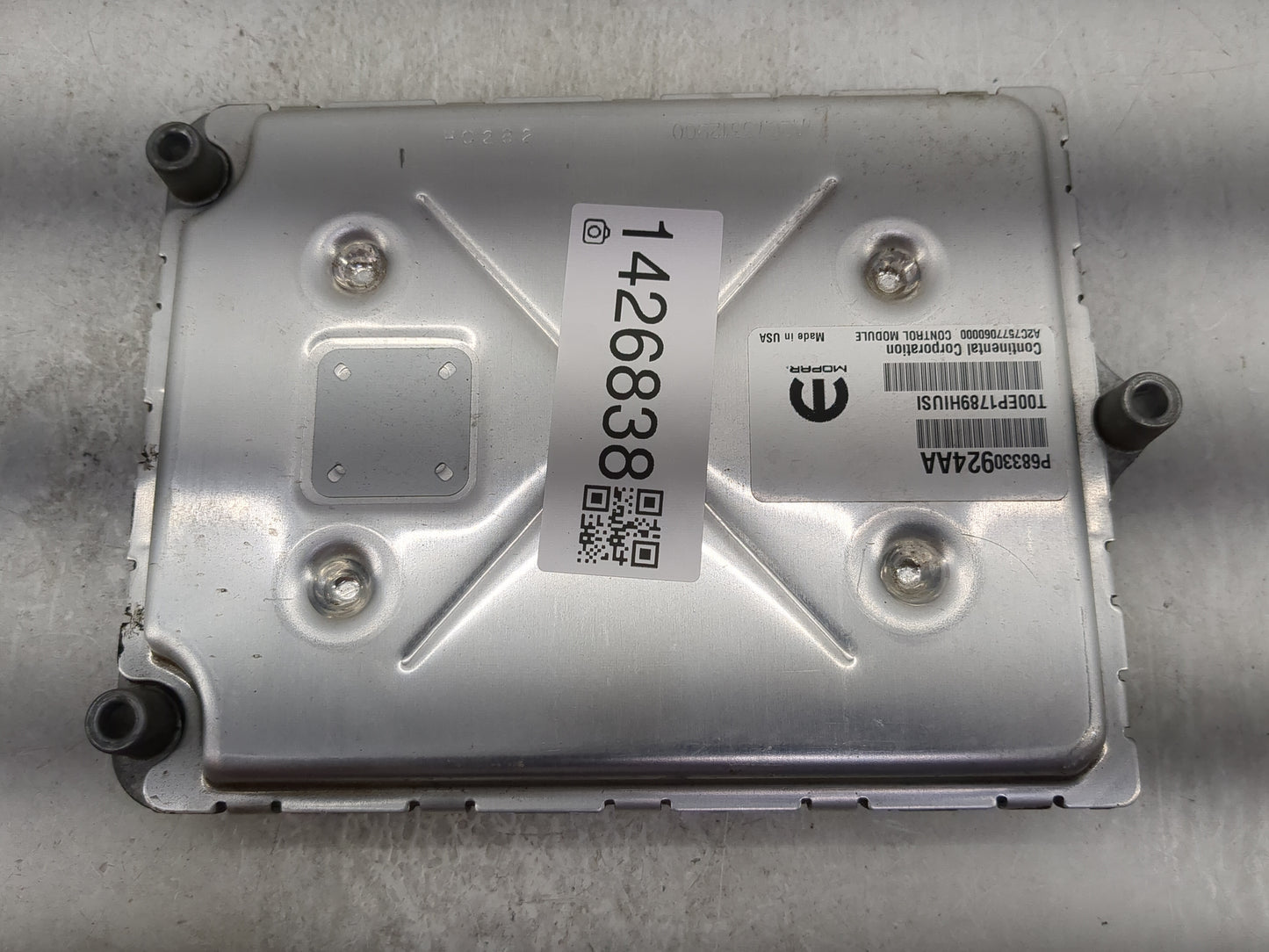 2018-2019 Jeep Grand Cherokee PCM Engine Control Computer ECU ECM PCU OEM P/N:68330924AA Fits Fits 2018 2019 OEM Used Auto P