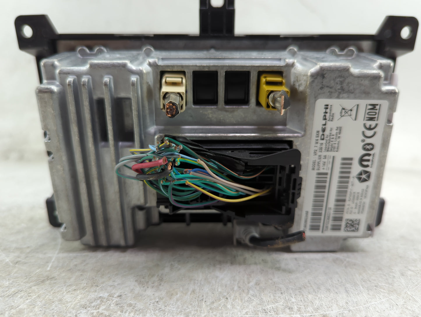 2019 Jeep Grand Cherokee Radio AM FM Cd Player Receiver Replacement P/N:68399224AB VP2.7 W1 SXM Fits OEM Used Auto Parts - O