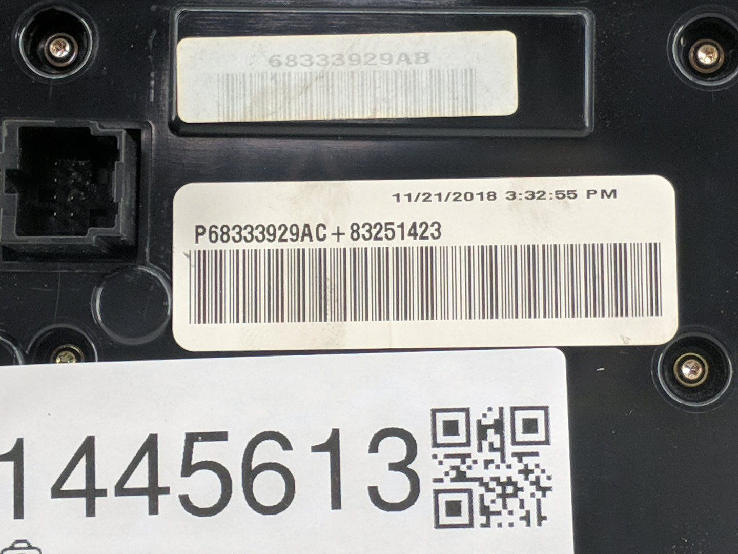 2019 Jeep Grand Cherokee Climate Control Module Temperature AC/Heater Replacement P/N:68333929AC 68333929AB Fits OEM Used Au