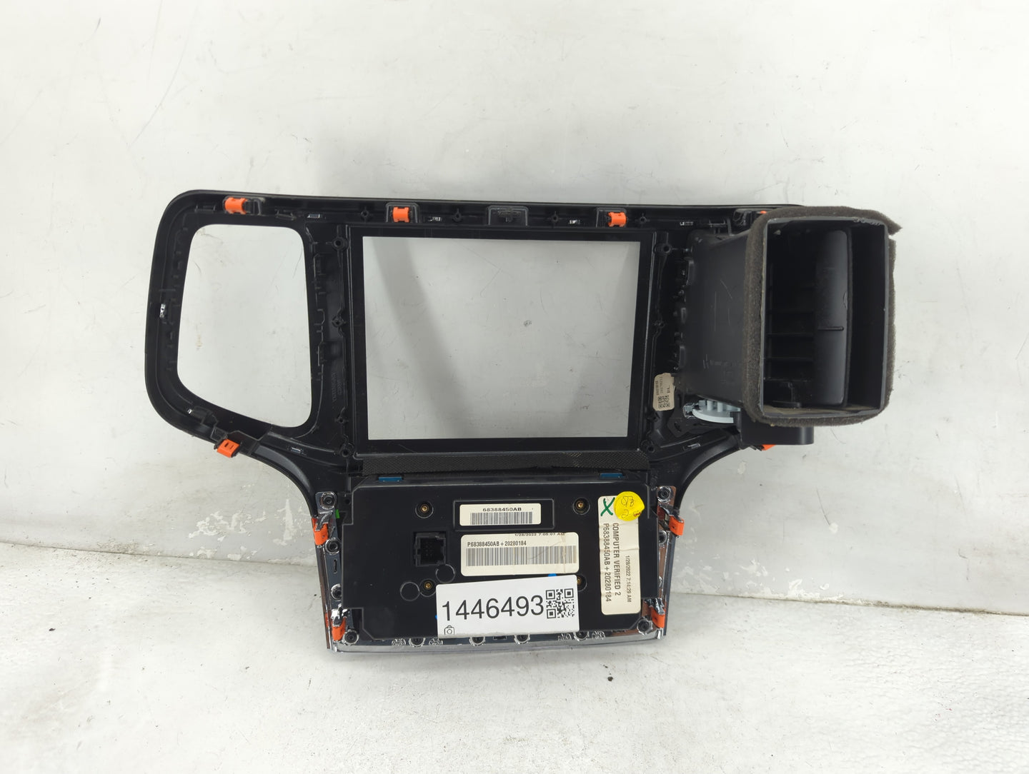 2018-2022 Jeep Grand Cherokee Climate Control Module Temperature AC/Heater Replacement P/N:68388450AB P68388450AB Fits OEM U