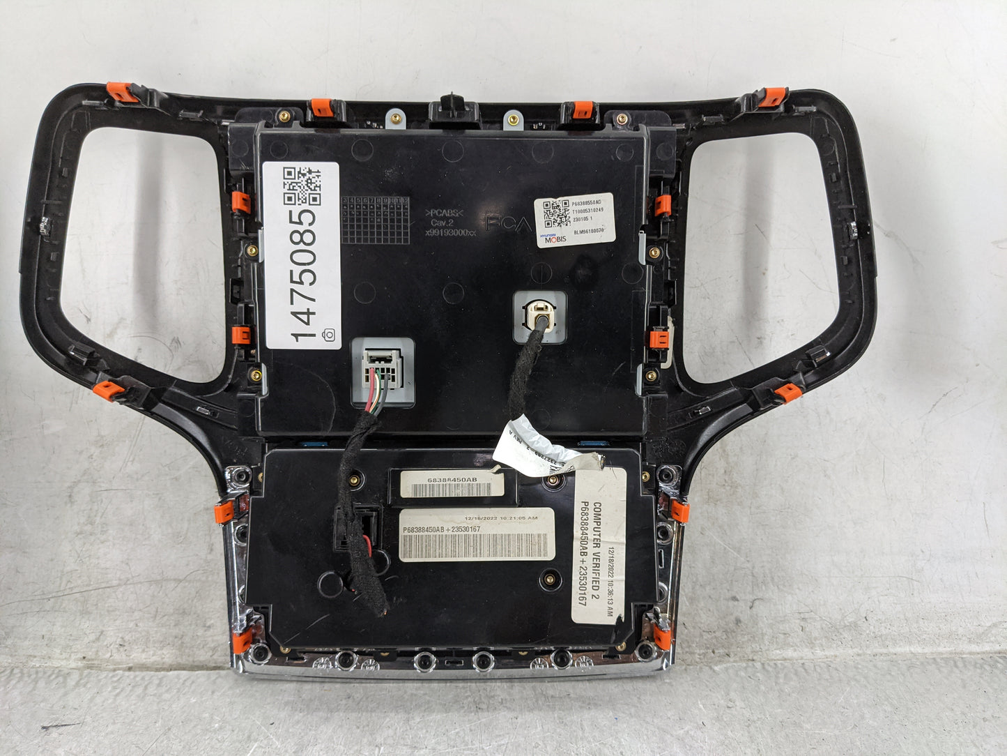 2019 Jeep Grand Cherokee Climate Control Module Temperature AC/Heater Replacement P/N:P68388450AB 68388450AB, P68388550AD Fi