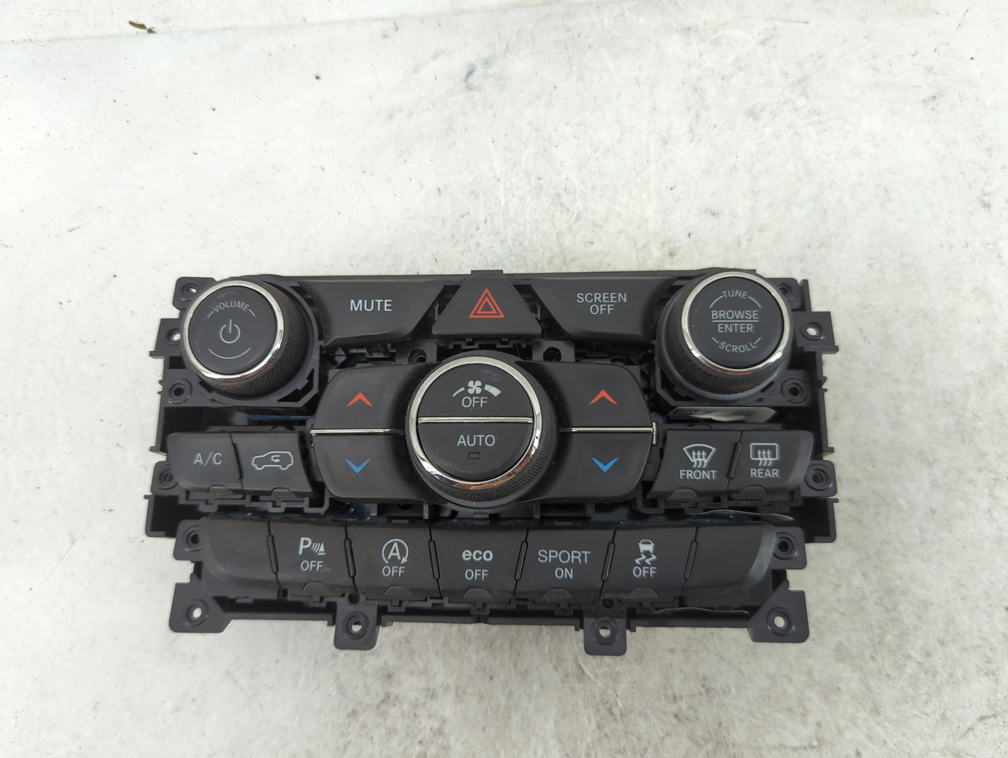 2018-2022 Jeep Grand Cherokee Climate Control Module Temperature AC/Heater Replacement P/N:P68388450AB Fits OEM Used Auto Pa