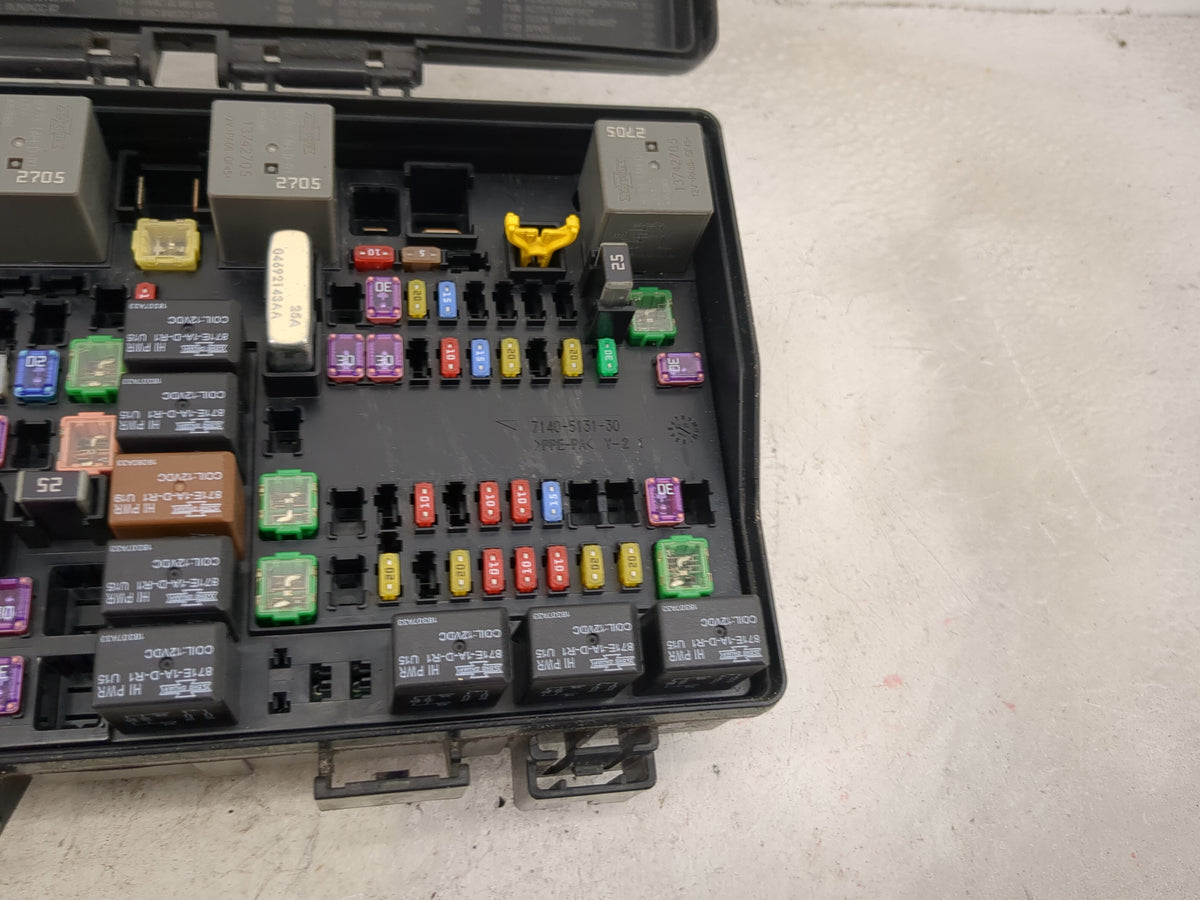 2019 Jeep Grand Cherokee Fusebox Fuse Box Panel Relay Module P/N:7140-5131-30 7140-1980-30 Fits OEM Used Auto Parts - Oemuse