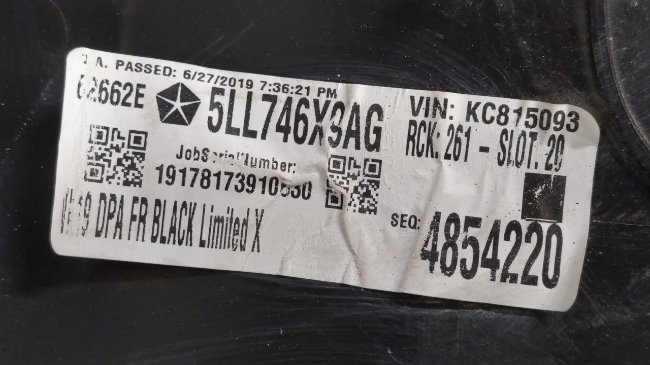 2019 Jeep Grand Cherokee Front Right Passenger Interior Door Panel Trim - Oemusedautoparts1.com