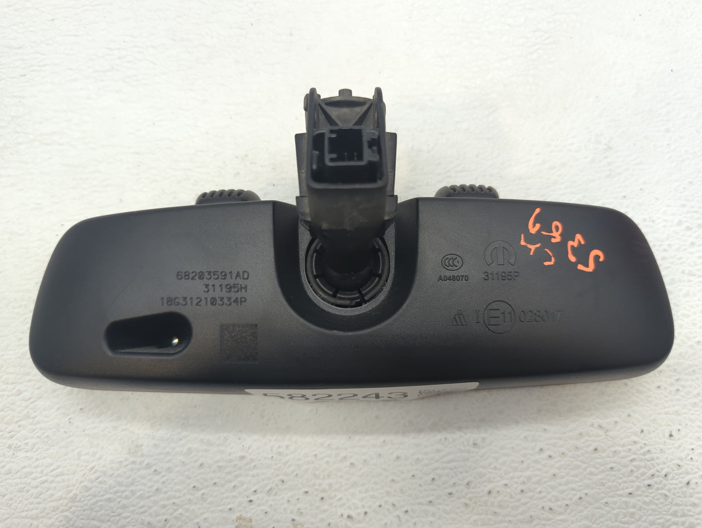2019 Jeep Grand Cherokee Interior Rear View Mirror Replacement OEM P/N:IE11028017 Fits OEM Used Auto Parts - Oemusedautopart
