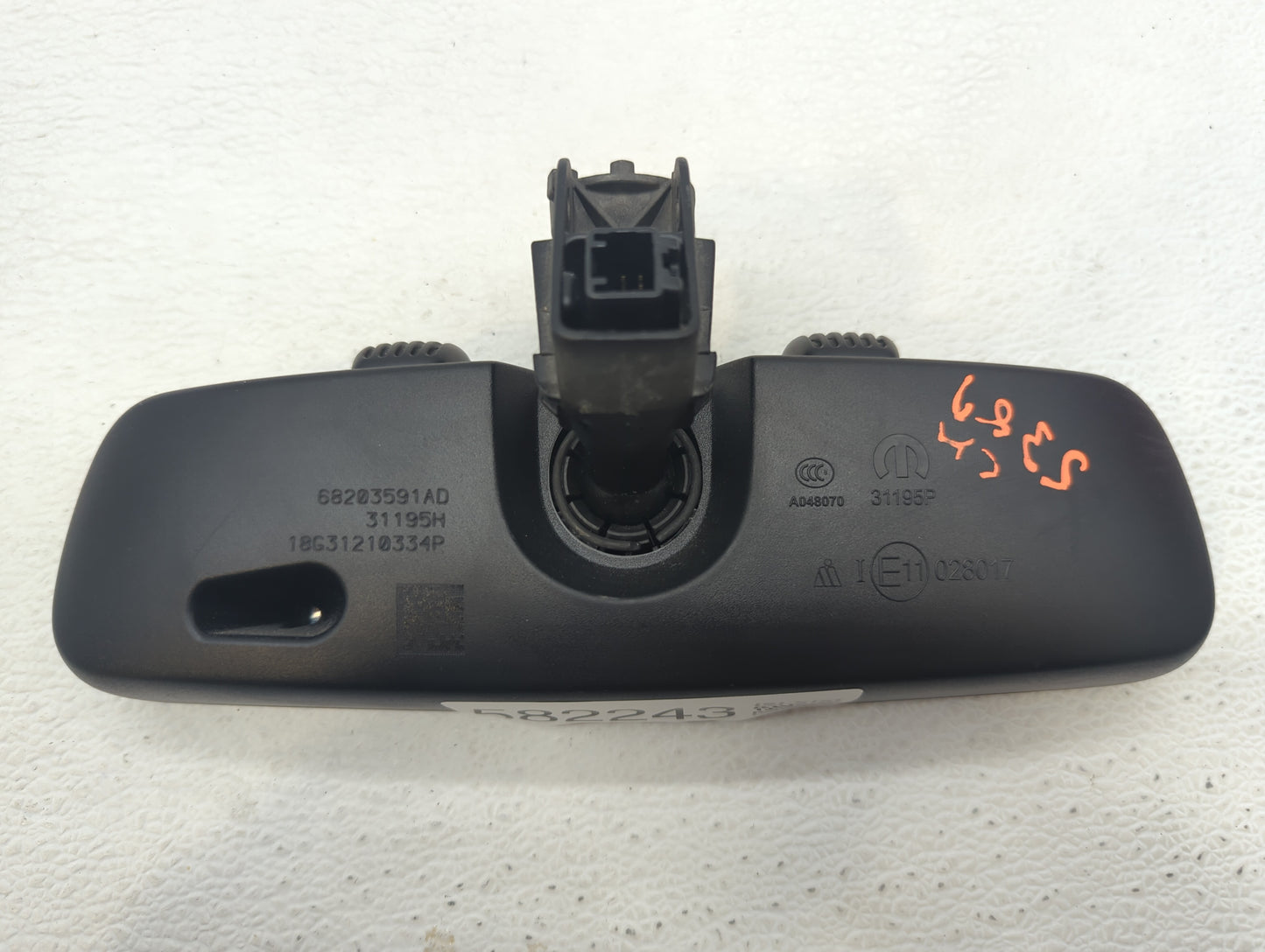 2019 Jeep Grand Cherokee Interior Rear View Mirror Replacement OEM P/N:IE11028017 Fits OEM Used Auto Parts - Oemusedautopart