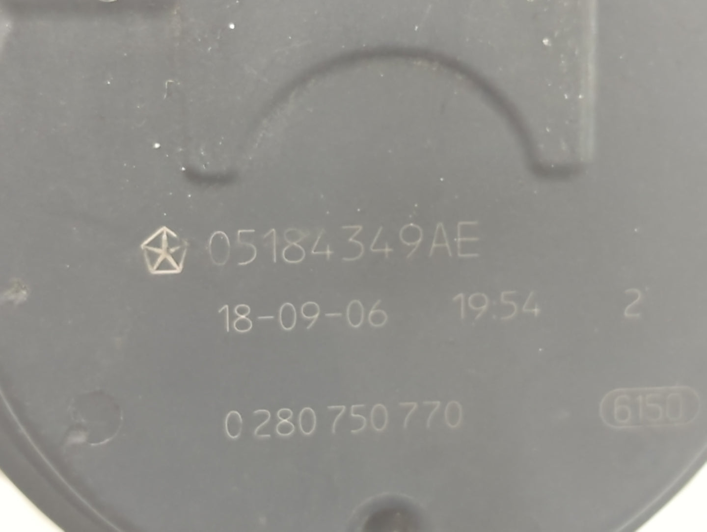 2011-2022 Jeep Grand Cherokee Throttle Body P/N:05184349AE 0 280 750 770 Fits OEM Used Auto Parts - Oemusedautoparts1.com