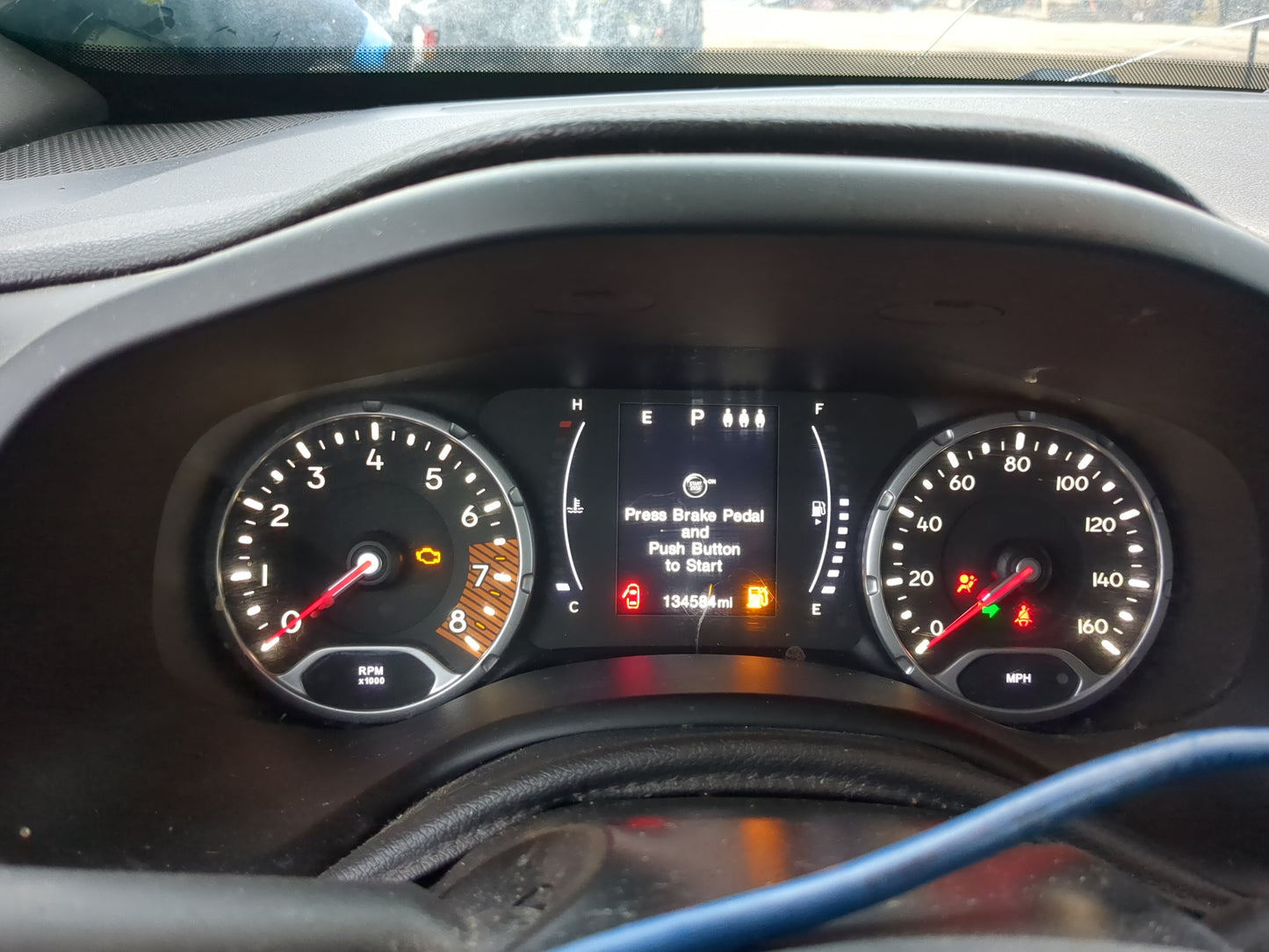 2019 Jeep Renegade Instrument Cluster Speedometer Gauges Fits OEM Used Auto Parts - Oemusedautoparts1.com